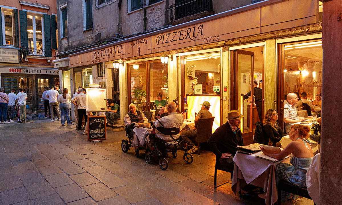 Ristorante La Piazza, a restaurant near Piazza San Marco at San Marco 615, Venezia